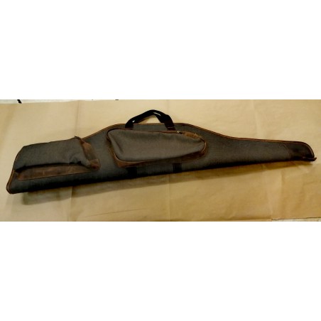 Fodero Doppio Per Carabine - Custodia Separabile Con Zip Centrale, In Tessuto 600D Rip-Stop, Dimensioni 127 X 25 Cm, Per Trasporto Di Due Fucili